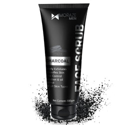 Men Activated Charcoal Face Scrub - 100ML - alternate view