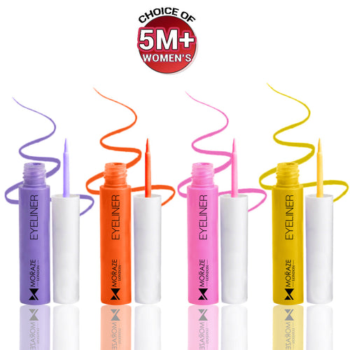 Pop Colored Eyeliner - Pack Of 4 + FREE Black Eyeliner