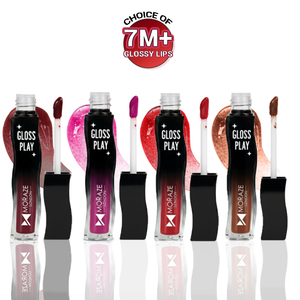 Pack of 4 Hydrating & High Shine lip Gloss