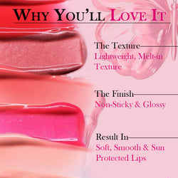 Moraze Hydrating Lip Gloss | High Shine & Non Sticky - alternate view